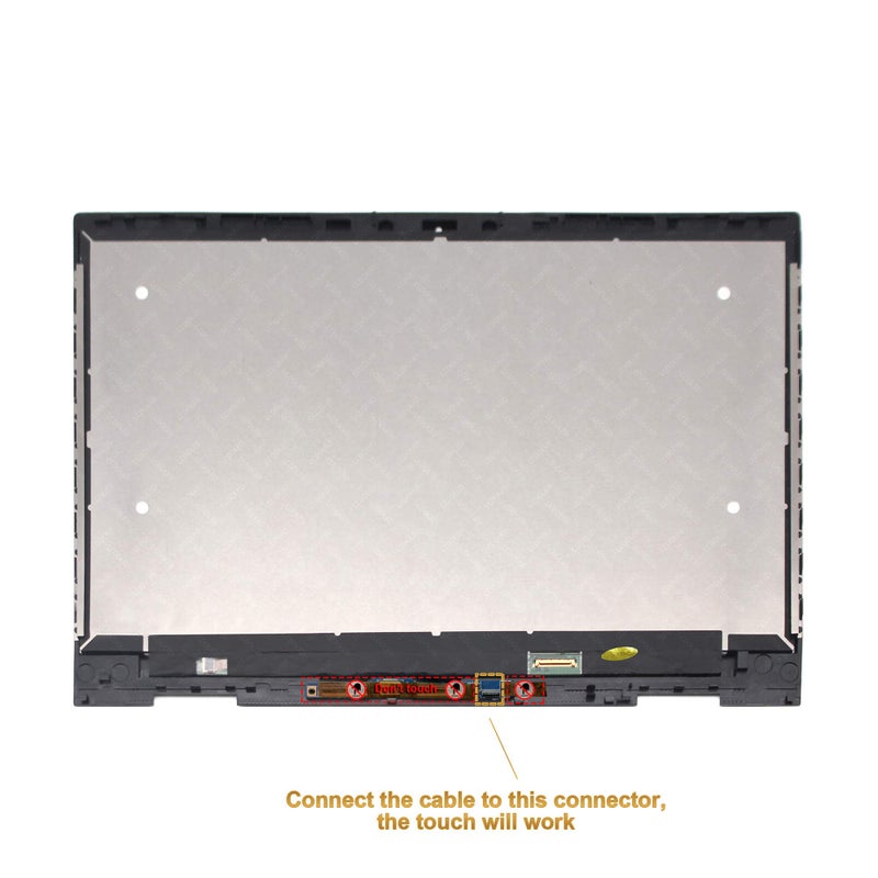 LCDOLED Replacement for HP Envy x360 15m-cp 15m-cp0xxx 15m-cp0000 15z-cp000 15m-cp0011dx 15m-cp0012dx 15.6 inches FHD 1080P IPS LCD Display Touch Screen Digitizer Assembly Bezel with Controller Board - Image 3
